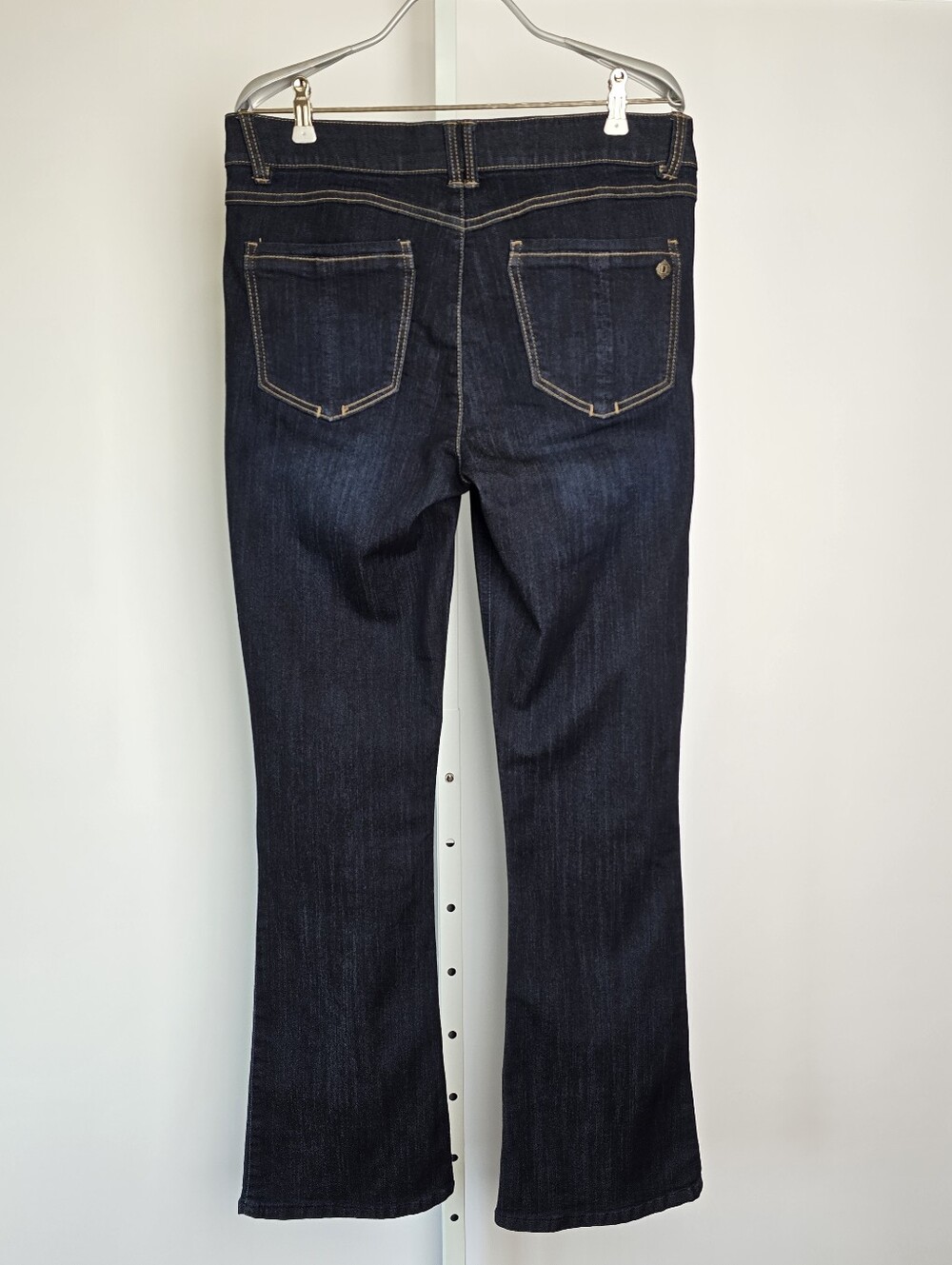 Democracy Absolution Itty Bitty Bootcut Jeans B1221BBEA Indigo Stretch Size 12 - Picture 6 of 13